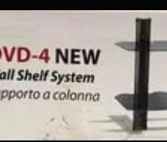 Supporto  tv da muro decoder e consol gioco