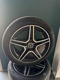 4X CERCHI ORIGINALI MERCEDES AMG LINE A B C CLA 18