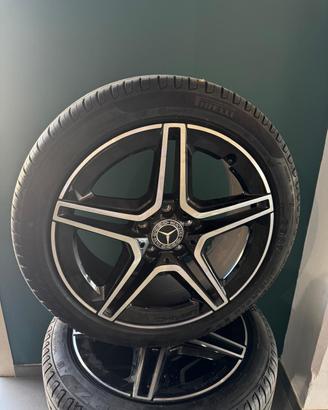 4X CERCHI ORIGINALI MERCEDES AMG LINE A B C CLA 18