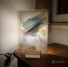 Lampada design in plexiglass - Ortecnica - difetti