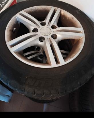 cerchi in lega Mak da 15 + gomme termiche Michelin