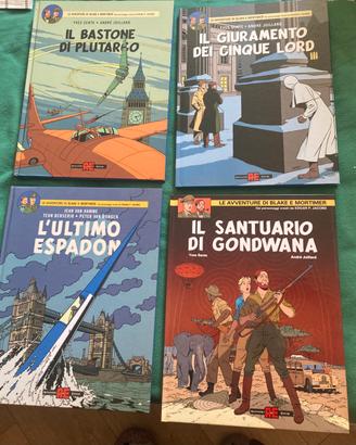 4 volumi Blake e Mortimer ed AE Italiano