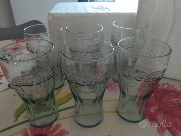 Set 6 bicchieri Coca-Cola Georgia Green Originali