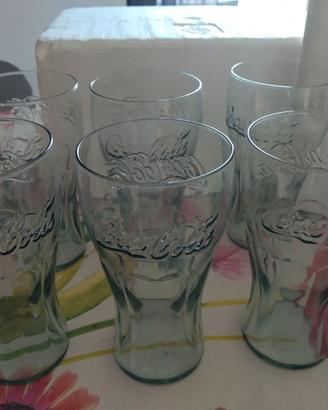 Set 6 bicchieri Coca-Cola Georgia Green Originali