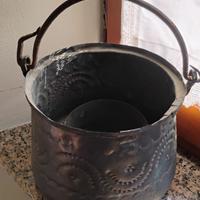 paiolo in rame antico