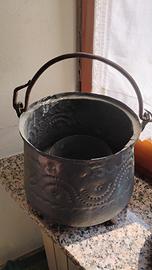 paiolo in rame antico