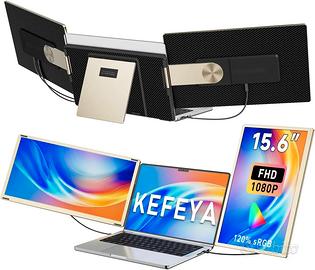KEFEYA Monitor Portatile per Laptop 15.6” Triplo S