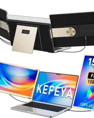 KEFEYA Monitor Portatile per Laptop 15.6” Triplo S