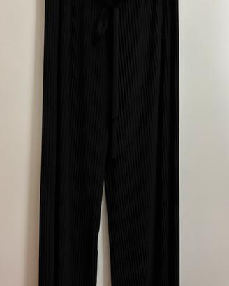 Pantalone elegante a gamba dritta nero