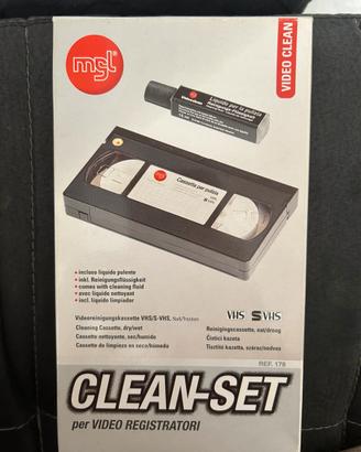 MGL Clean-Set per Video Registratori VHS