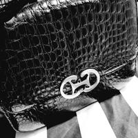 Borsa in vero coccodrillo vintage