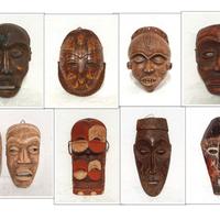 maschere tribali antiche sculture africane d'epoca