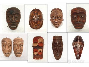 maschere tribali antiche sculture africane d'epoca