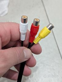 cavetto audio/video con jack 3,5 pollici