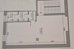 Spazio versatile: seminterrato di 52mq