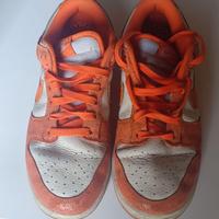 Nike dunk low cracked orange