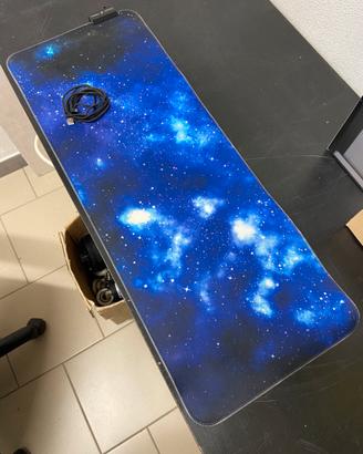 Tappetino gaming XXL Titanwolf RGB 800x300