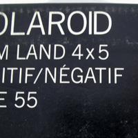 Scatola Polaroid  tipo 55 formato 4x5 inc.