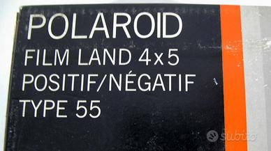 Scatola Polaroid  tipo 55 formato 4x5 inc.