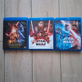 bluray trilogia star wars episodi 7 8 e 9