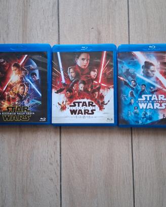 bluray trilogia star wars episodi 7 8 e 9