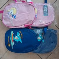 Stock nuoto piscina bambino cuffia ciabatte Gimer