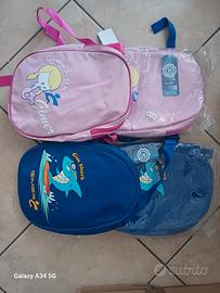 Stock nuoto piscina bambino cuffia ciabatte Gimer