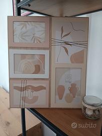 Portafoto multiplo in legno Mascagni Casa