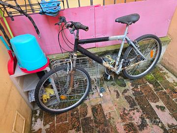 Bicicletta Mountain bike e lucchetto antiscasso 