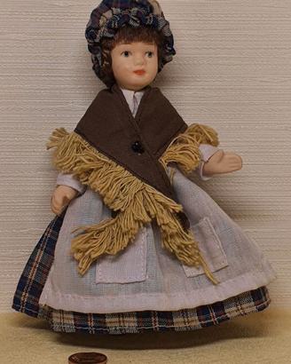Bambole in miniatura h.14cm