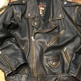 Giubbotto Chiodo in vera pelle