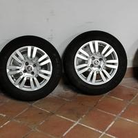 cerchi e gomme fiat grande punto evo 15 p in lega