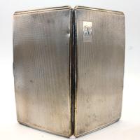 Astuccio portasigarette Inglese silver plated 1930