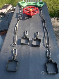 Set da gioco giardino altalena  trapezio volante