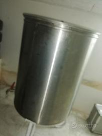 Botte orna olio inox 200 litri rubinetto