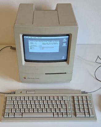 Macintosh Classic, 4MB Ram, 2GB HD funzionante con