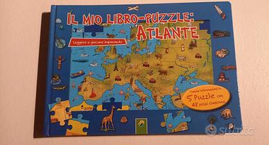 Libro Puzzle Atlante – 5 Puzzle da 48 Pezzi
