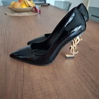 Décolleté  alte 10 cm numero 37 nere lucide