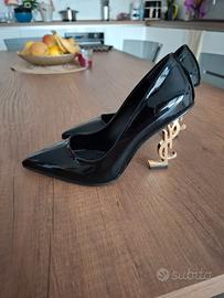 Décolleté  alte 10 cm numero 37 nere lucide