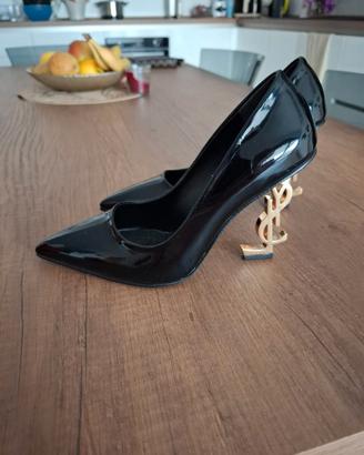 Décolleté  alte 10 cm numero 37 nere lucide