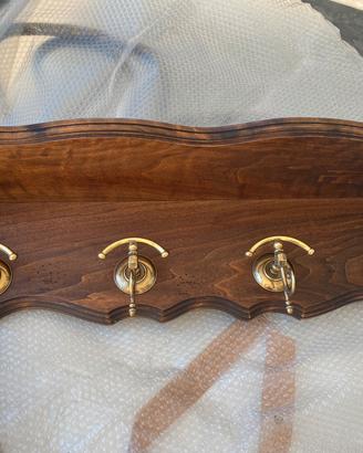 Porta giacca - attaccapanni legno fatto a mano