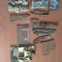 Materiali di costruzione presepe