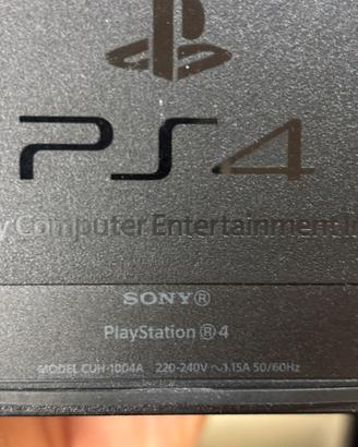 Console PlayStation PS4 500GB jet Black CUH-1004A