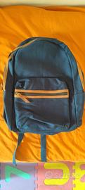 Zaino blu in canvas riciclato Demi porta PC nuovo