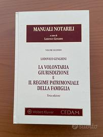 La volontaria giurisdizione 3ed Cedam Genghini