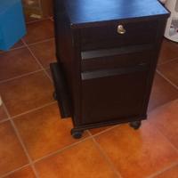 Cassettiera da  scrivania Ikea in legno 
