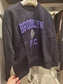 Felpa nera 13-14 anni