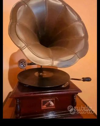 Grammofono antico Thorens originale svizzero