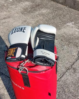 sacco boxe 30kg con guantoni 10 once