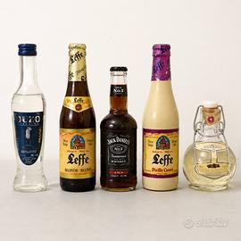 Lotto bottiglie e mignon vintage da collezione